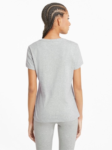 PUMA - Camiseta funcional 'Essential Logo Tee' en gris