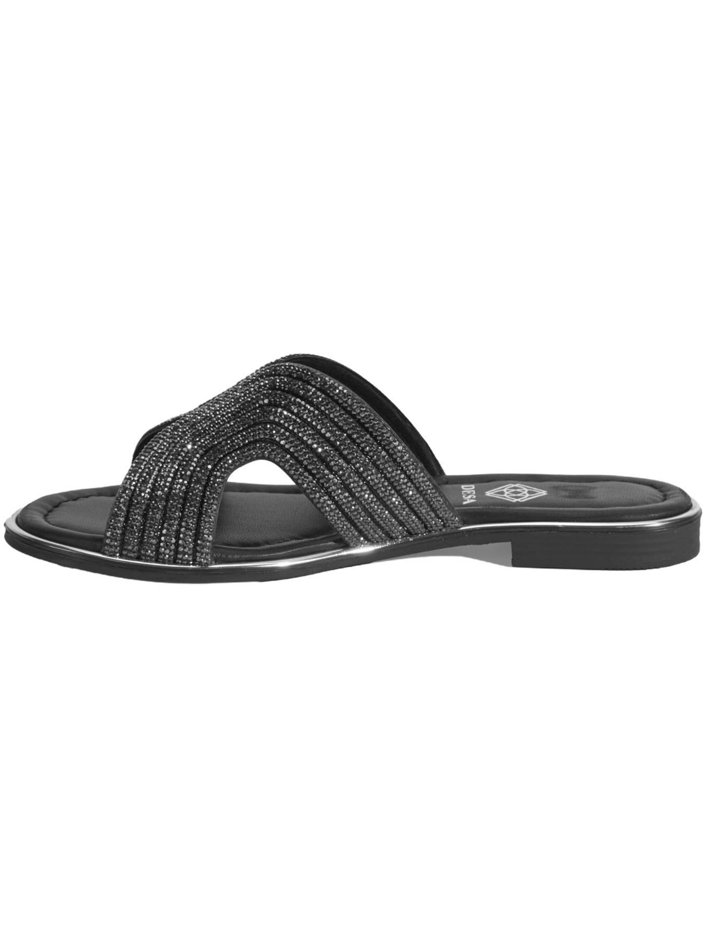 Pantoufle 'Hausschuhe' Desa en noir
