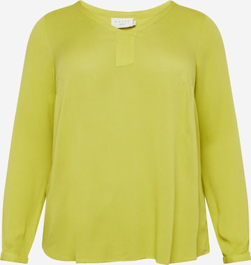 Chemisier 'Ami' KAFFE CURVE en vert : devant