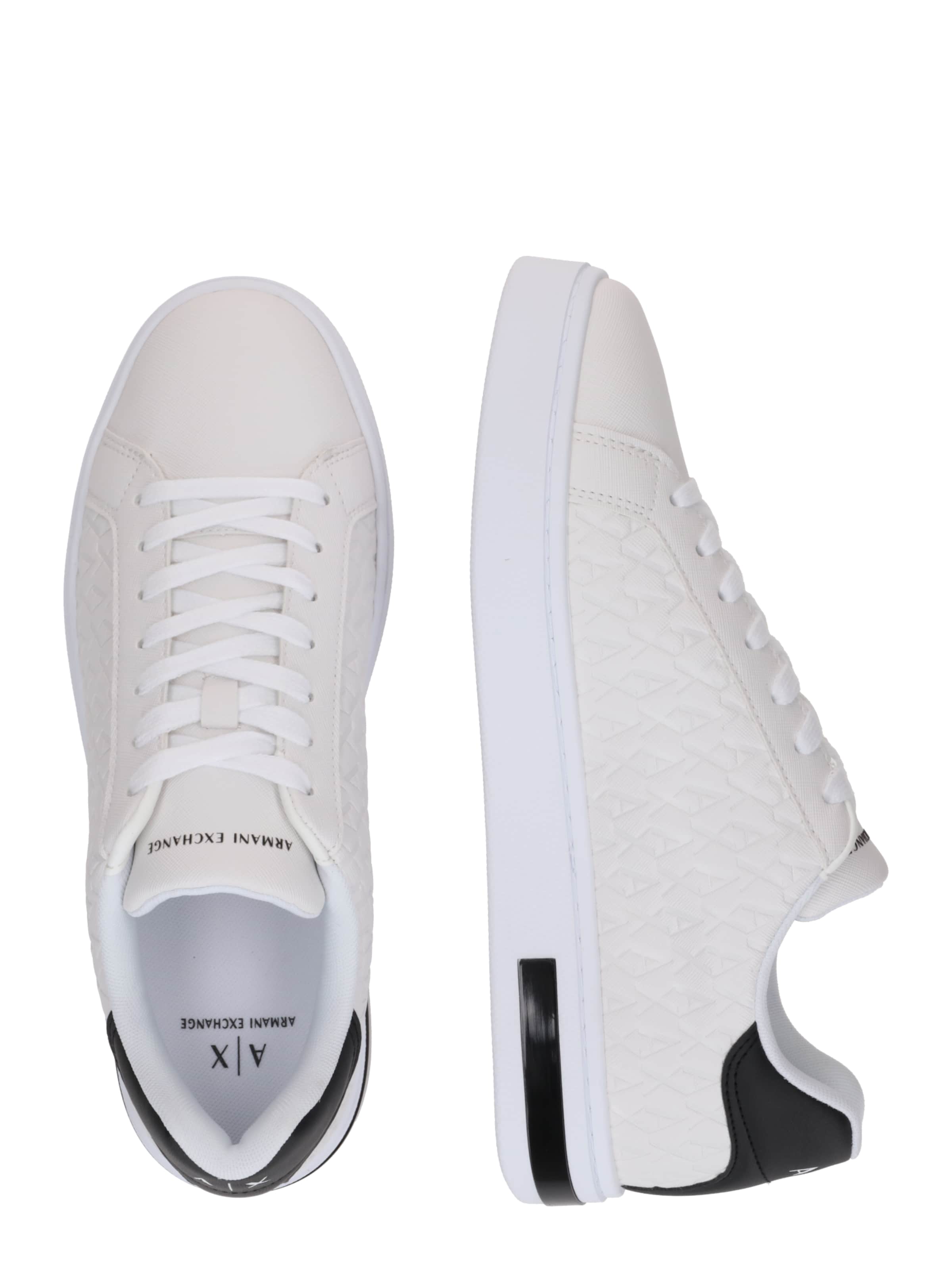 ARMANI EXCHANGE Rövid szárú sportcipők - fehér