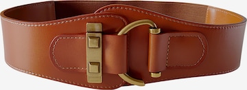 Magicshe Belt 'Breiter Taillengürtel Leder Elastisch' in Brown: front