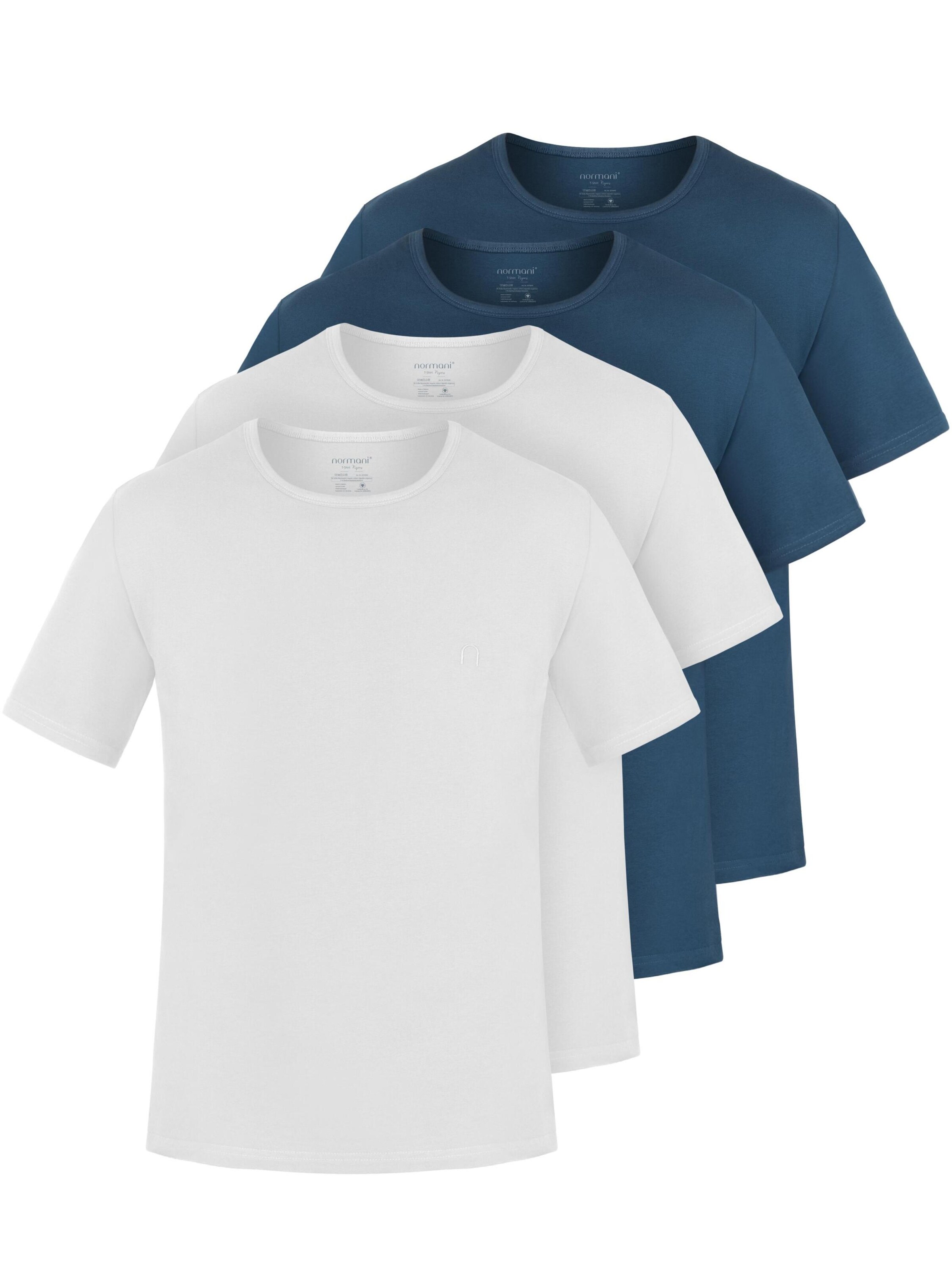 normani T-Shirt 'Nyons' in Blau: Vorderseite