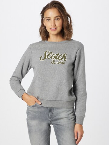 SCOTCH & SODA Sweatshirt in Grey: front