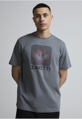 T-Shirt 'Alvo' Zavetti Canada en gris : devant