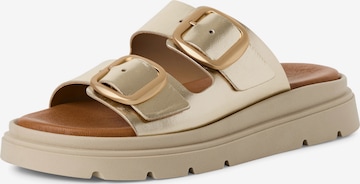 Tamaris Klapki w kolorze złoty: przód