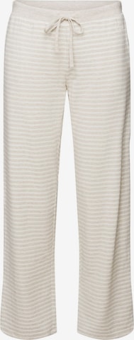 Pantalon de pyjama ESPRIT en beige : devant