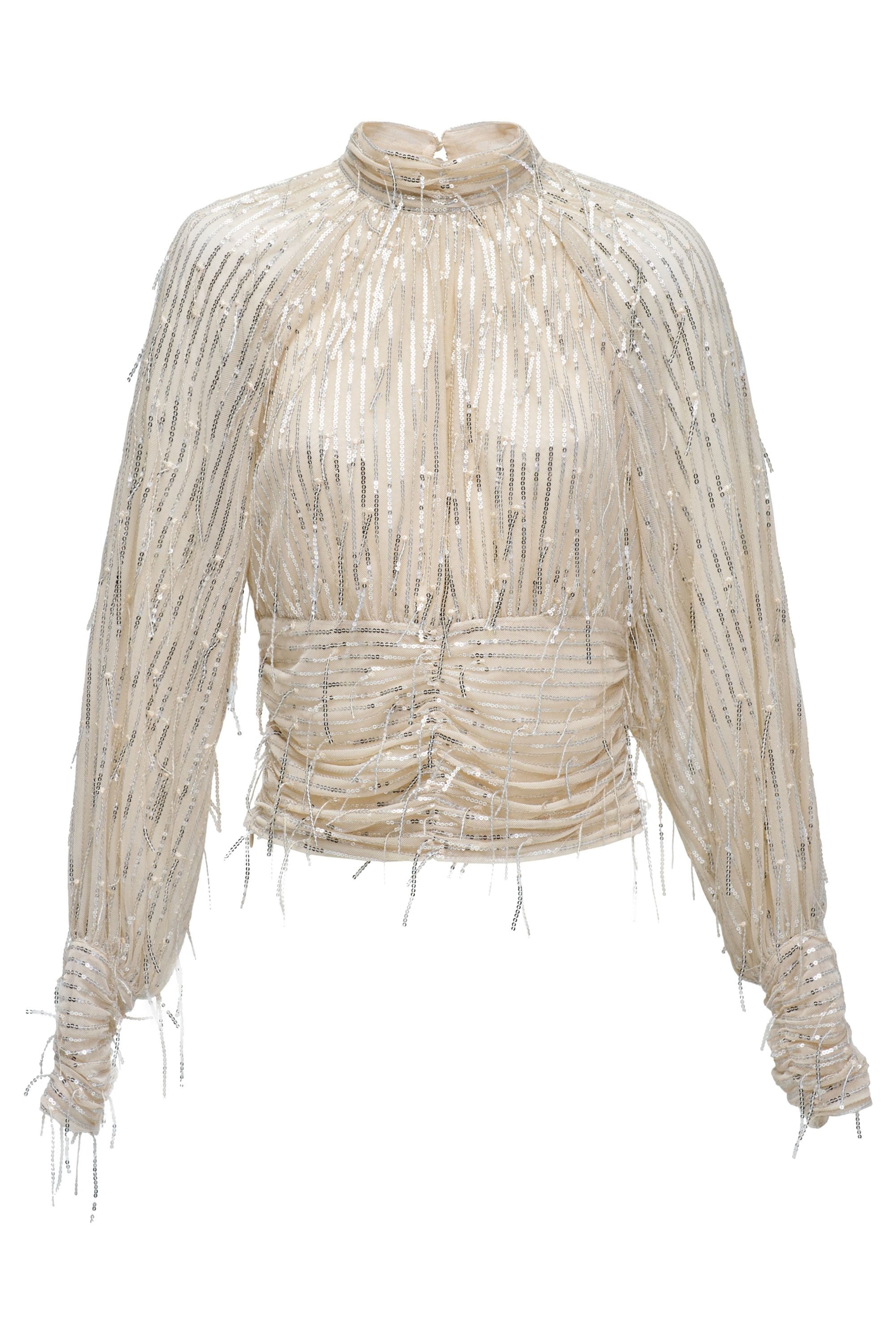 Salsa Jeans Blouse in Beige: voorkant