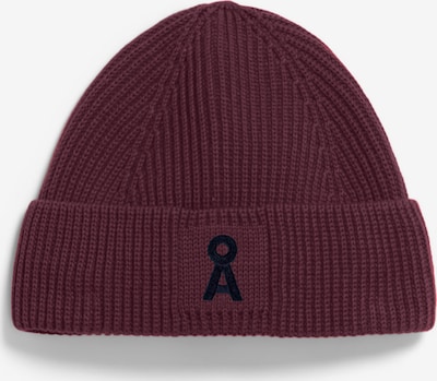 Megzta kepurė 'NILDAAO' iš ARMEDANGELS, spalva – šviesiai geltona / vyšninė spalva, Prekių apžvalga