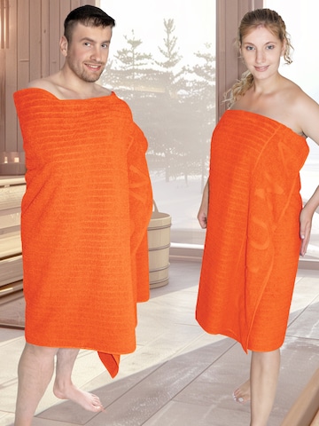 Lashuma Towel 'Kopenhagen' in Orange: front
