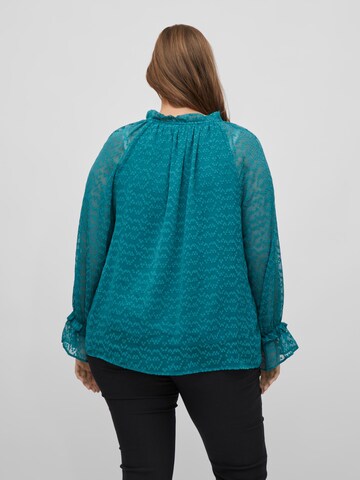 Vila Curve Blouse 'Minio' in Blauw