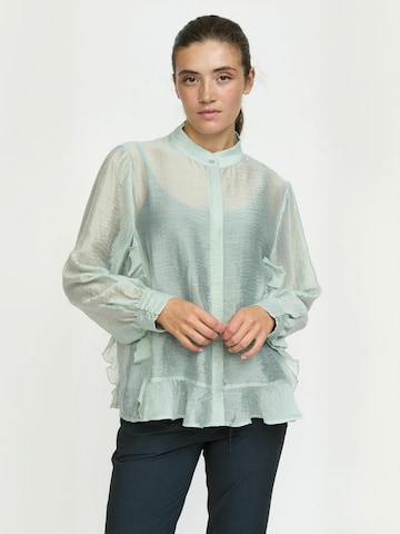 Soft Rebels Shirt ' SRRachel ' in Grün: Vorderseite