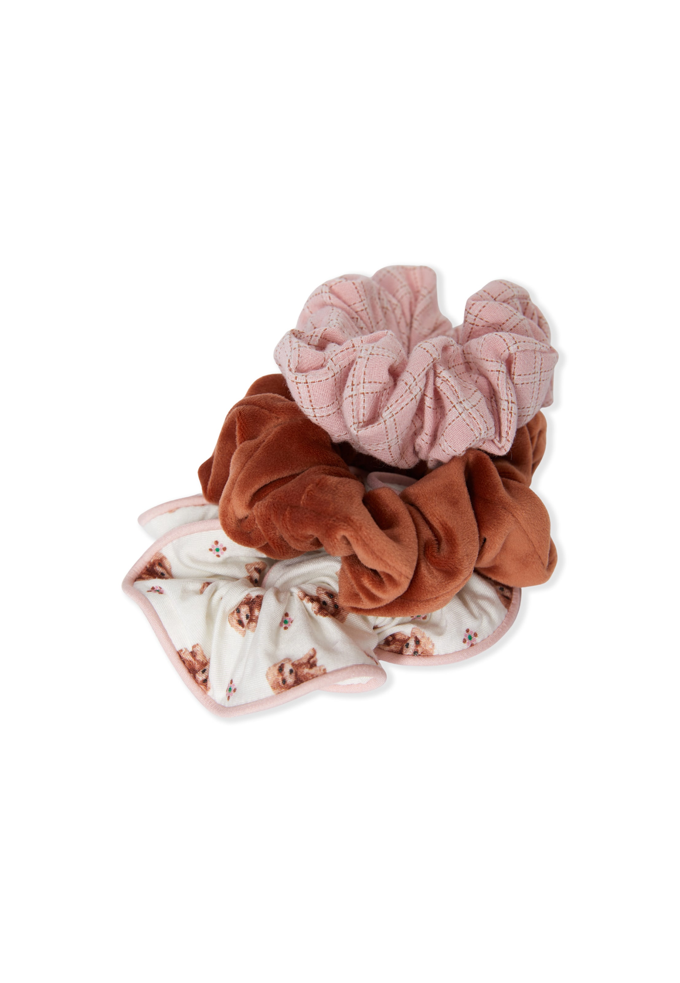 ETAM Scrunchie 'Ruby' in Braun