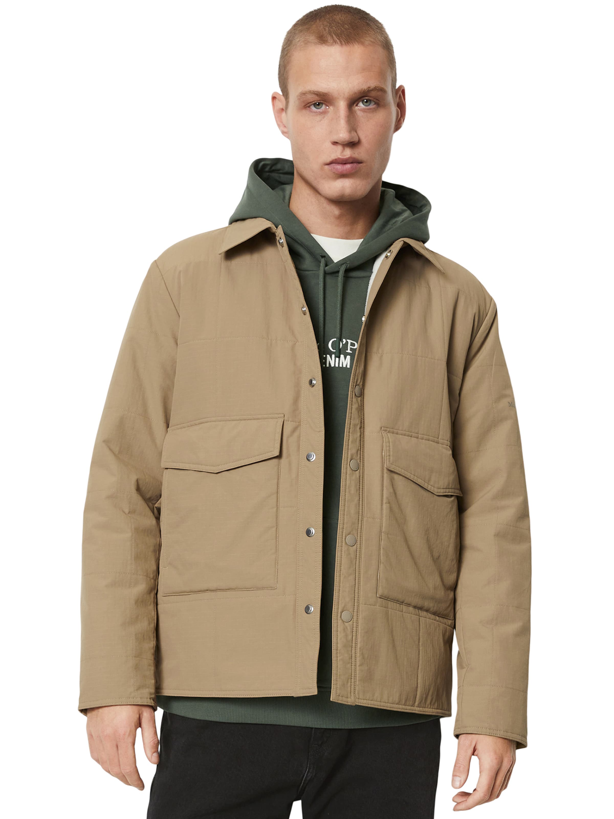 Marc O'Polo DENIM Tussenjas in Bruin: voorkant