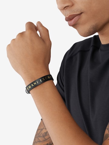 ARMANI EXCHANGE Armband in Schwarz: predná strana