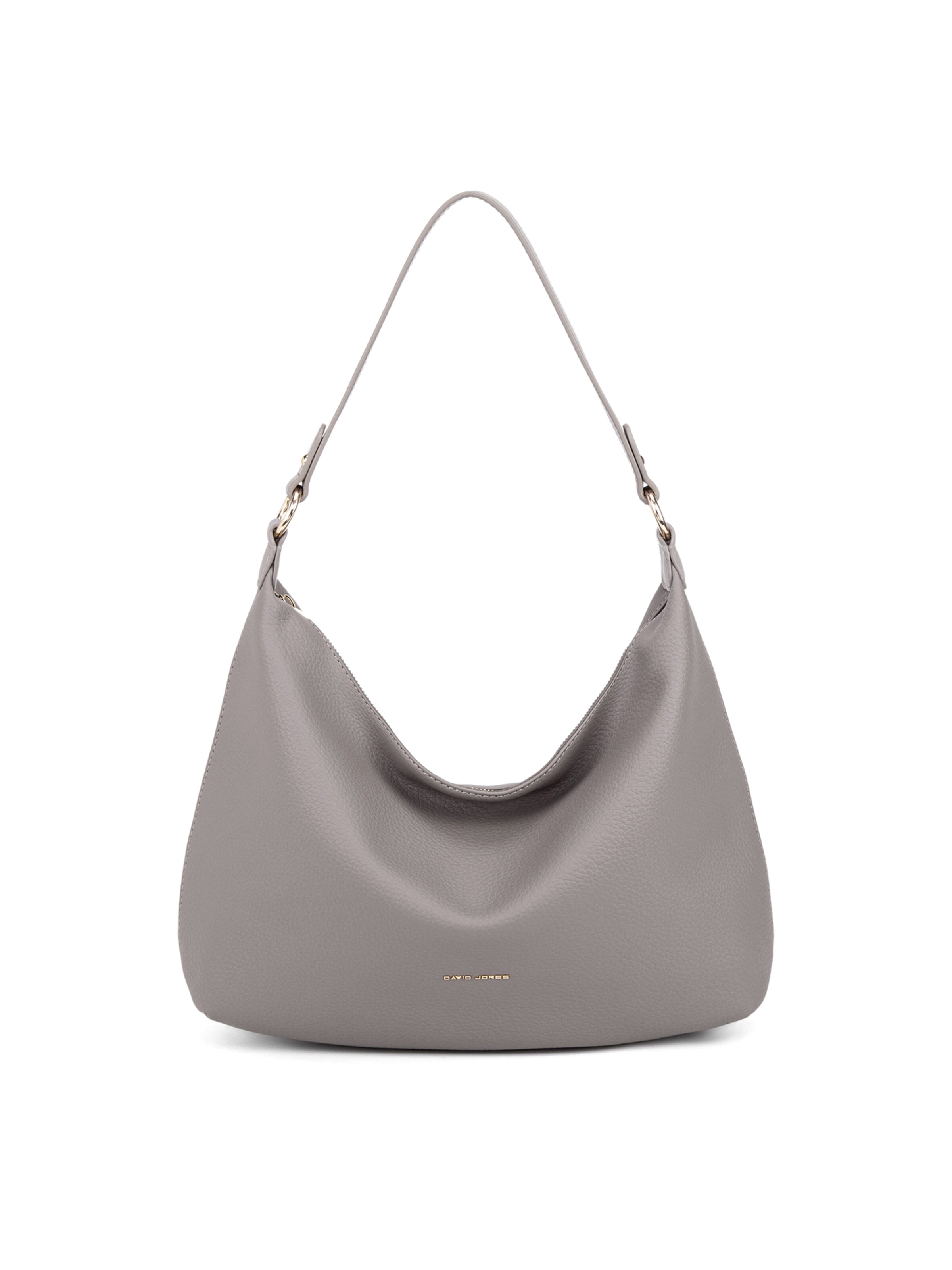Borsa a spalla 'Borsa a Spalla Donna Pelle Vegana PU - Astrea Elite' di David Jones in grigio: frontale