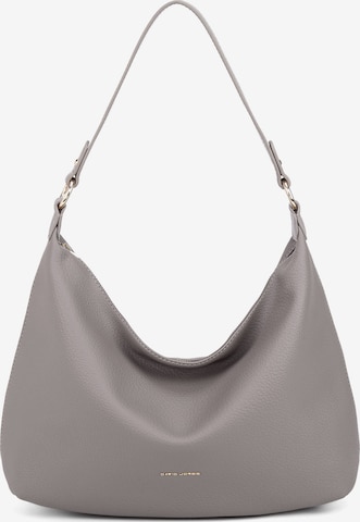 Borsa a spalla 'Borsa a Spalla Donna Pelle Vegana PU - Astrea Elite' di David Jones in grigio: frontale