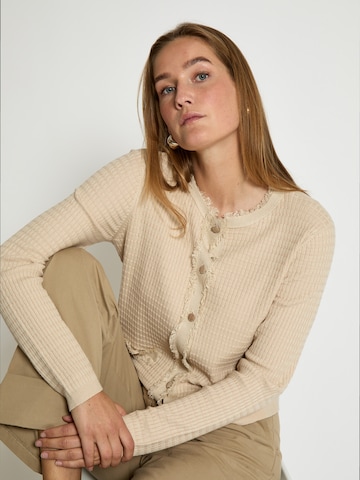 Peppercorn Gebreid vest 'Jacobe' in Grijs