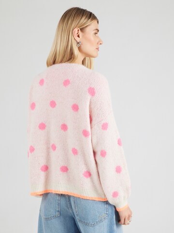 Hailys Gebreid vest 'Sa44ra' in Roze