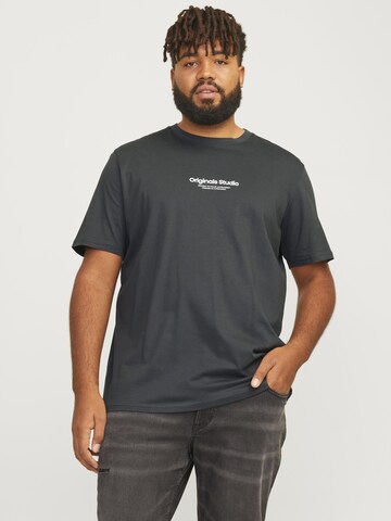 Jack & Jones Plus Shirt 'JORVesterbro' in Grey: front