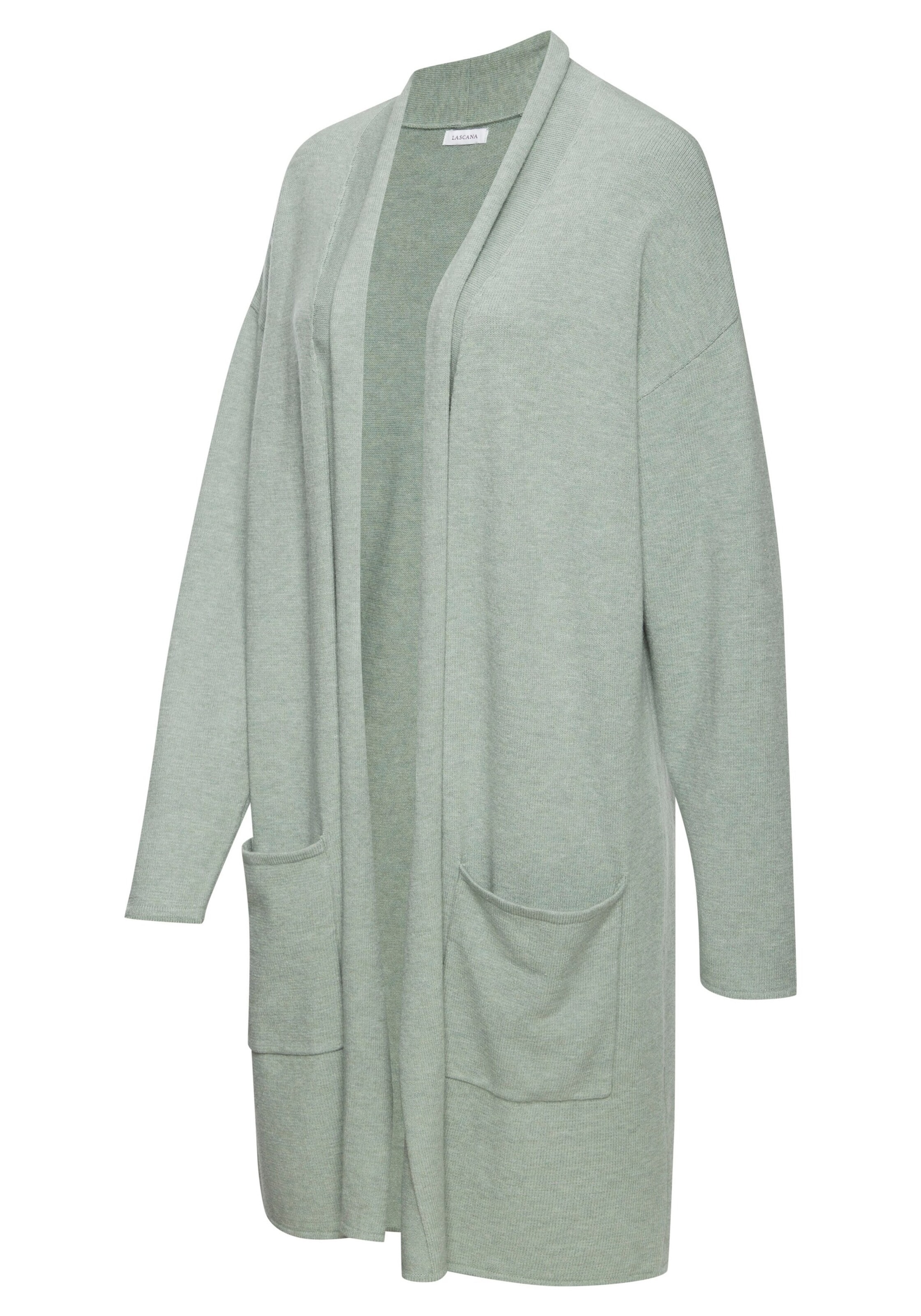 LASCANA Πλεκτή ζακέτα σε πράσινο