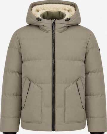 Deeluxe Winter Coat in Green: front