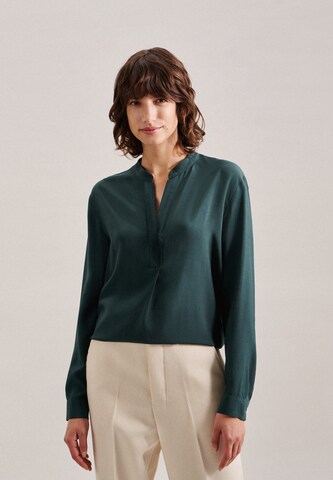 SEIDENSTICKER Blouse 'Schwarze Rose' in Groen: voorkant