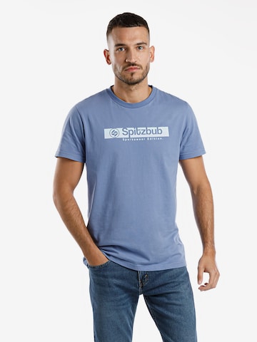 SPITZBUB Shirt in Blauw: voorkant