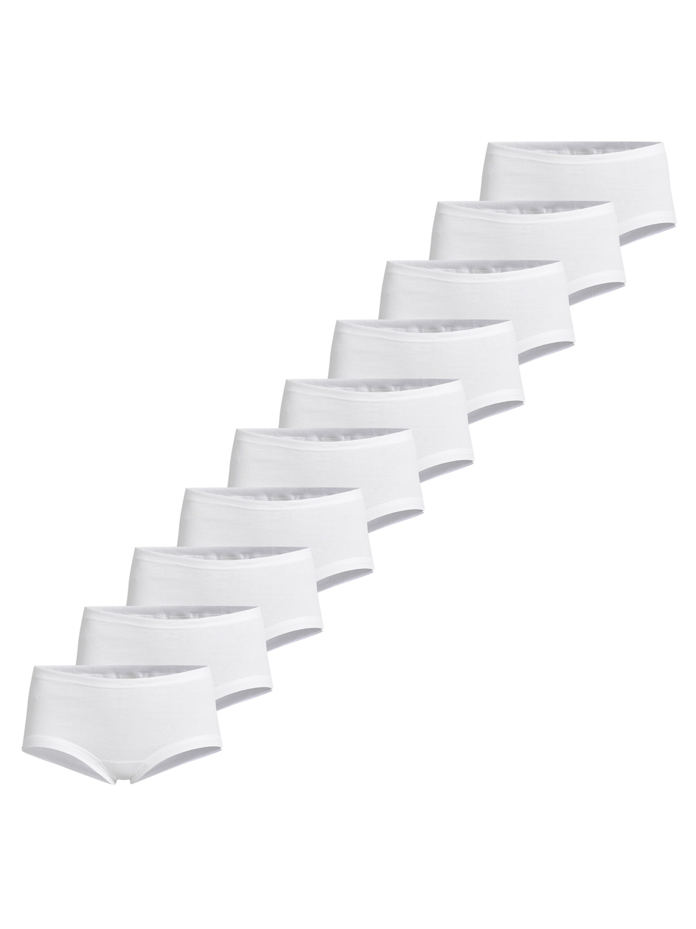 CON-TA Slip 'Feinripp' in White: front