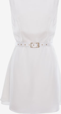 Robe 'Cowl' AVENUE N°29 en blanc : devant