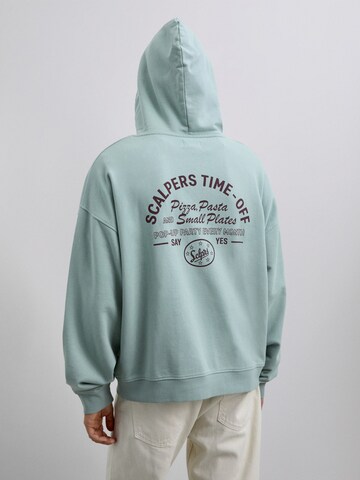 Scalpers Sweatshirt 'Time Off' i grøn