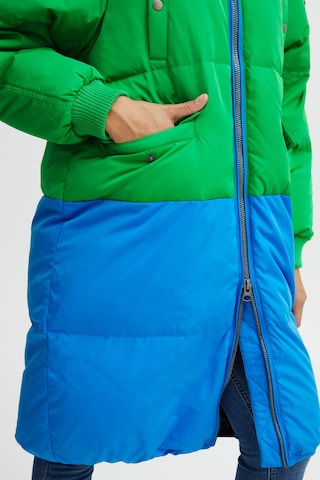 Manteau d’hiver 'BUNALA' ICHI en bleu