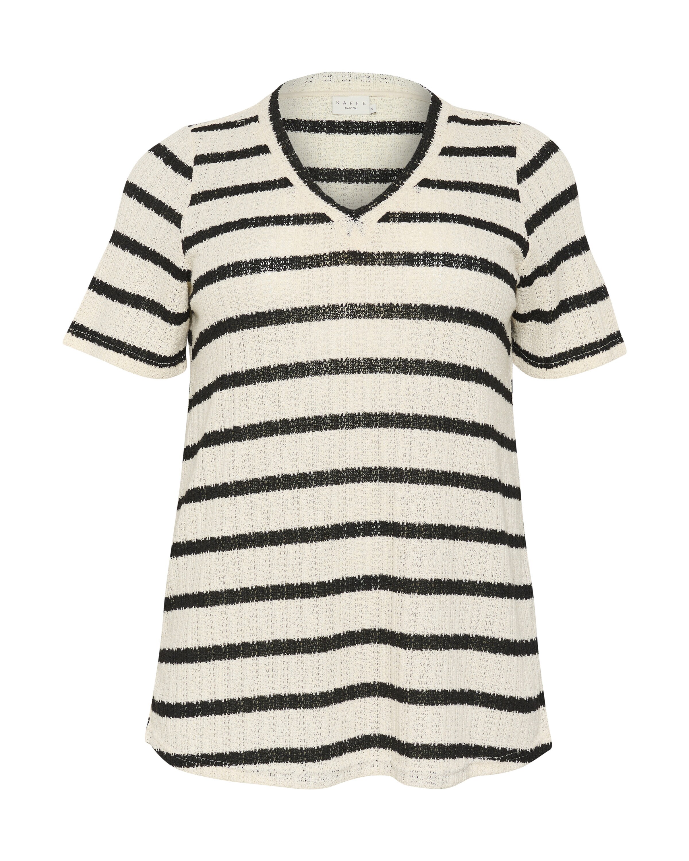 KAFFE CURVE Pullover 'Edina' in Weiß: Vorderseite