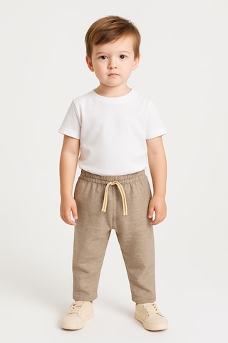 Regular Pantalon Panço en beige : devant