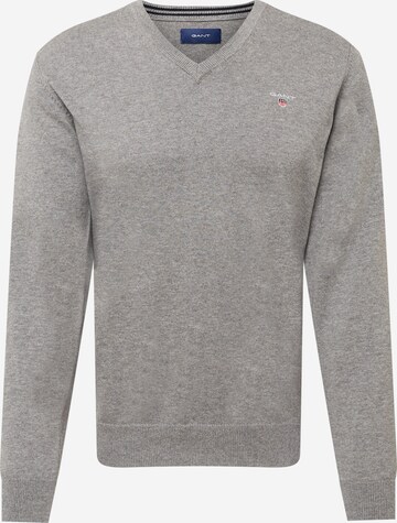 Pullover 'Classic' di GANT in grigio: frontale