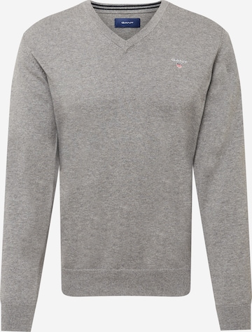 GANT - Pullover 'Classic' em cinzento: frente