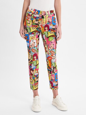 MAC Skinny Broek ' Dream Chic ' in Gemengde kleuren: voorkant