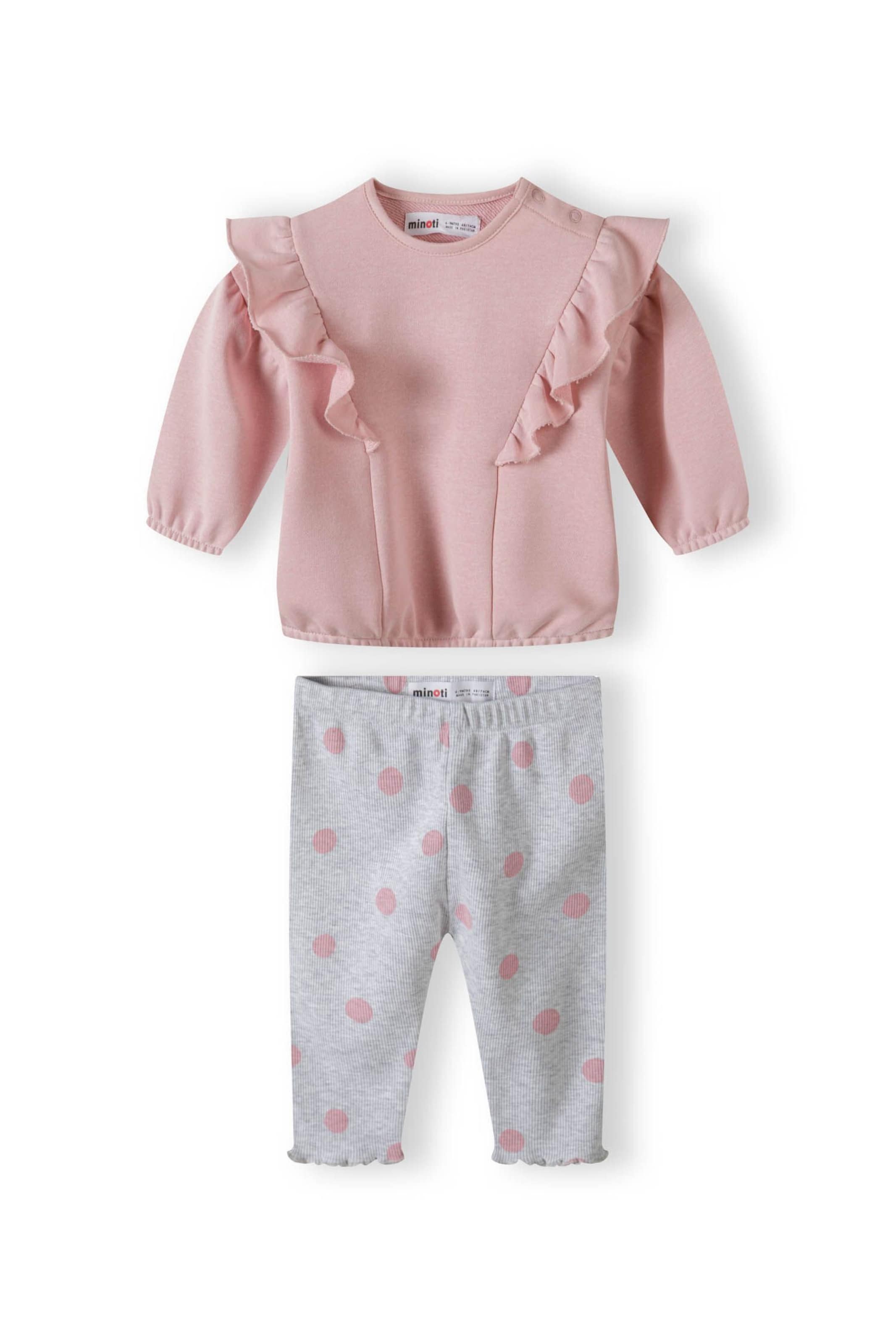 MINOTI Set in Pink: front