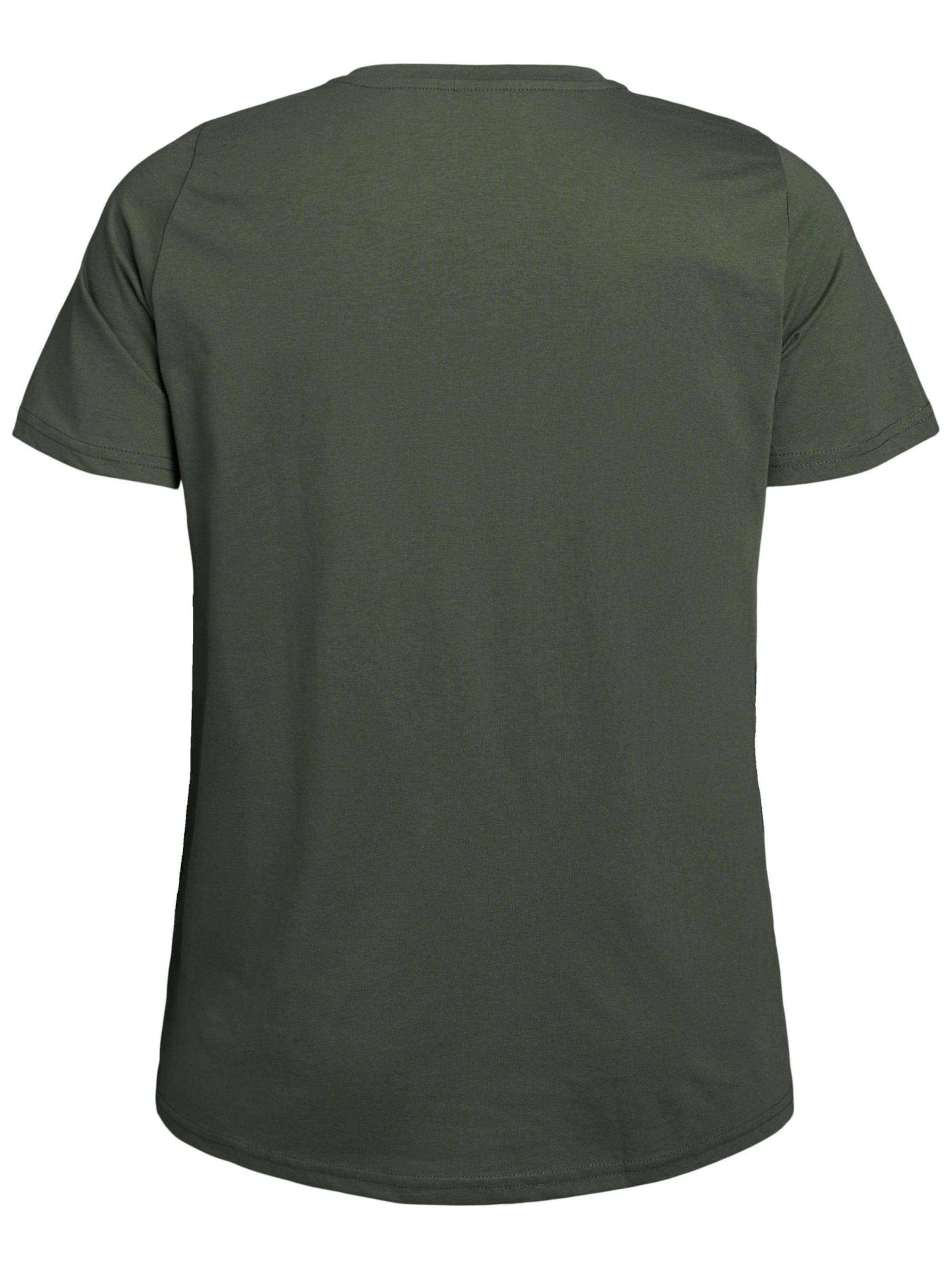 Zizzi Футболка 'Mkatja' в Зеленый