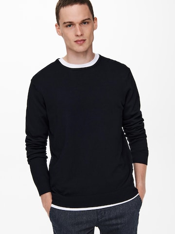 Only & Sons Sweter 'Wyler' w kolorze niebieski