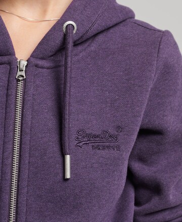 Superdry Zip-Up Hoodie in Purple