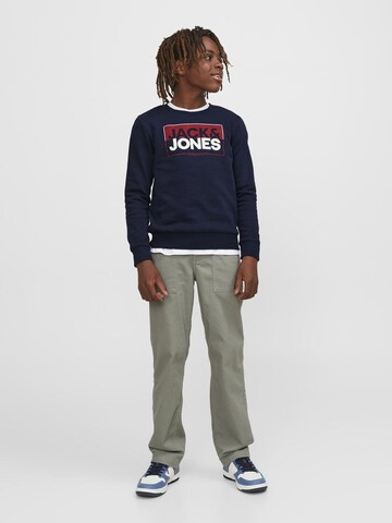 Bluză de molton de la Jack & Jones Junior pe albastru