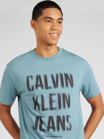 Calvin Klein Jeans T-Shirt in Blau