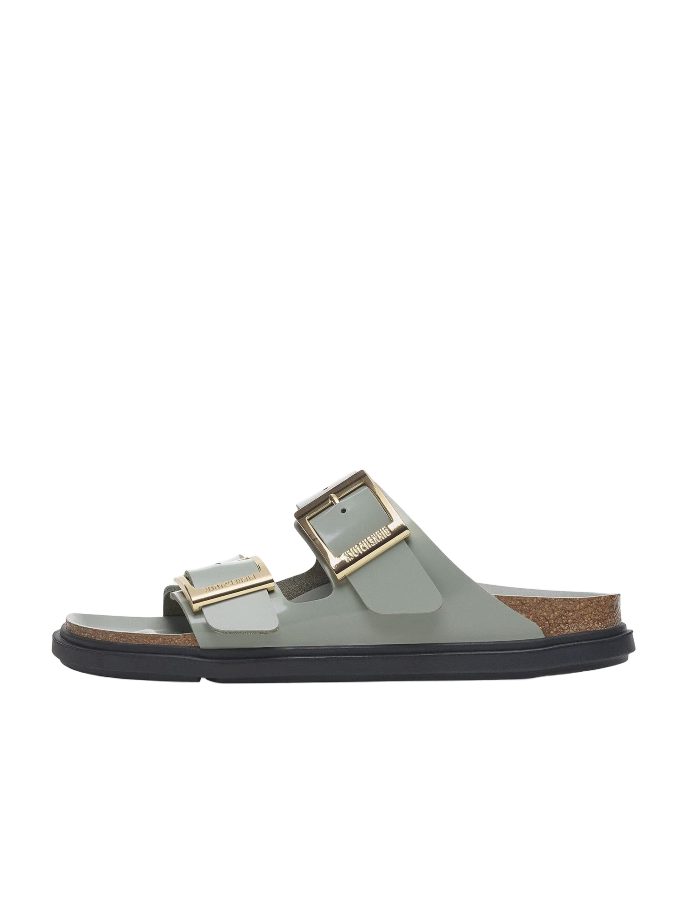 Ciabatta di BIRKENSTOCK in grigio: frontale