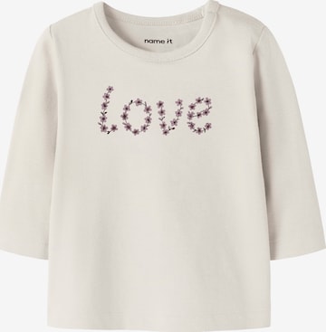 NAME IT Bluser & t-shirts 'NBFROOM' i beige: forside