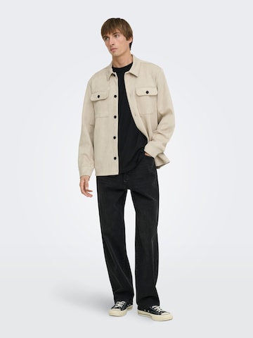 Only & Sons Loosefit Jeans 'ONSFade' in Zwart