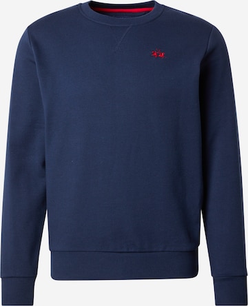 La Martina - Sweatshirt em azul: frente