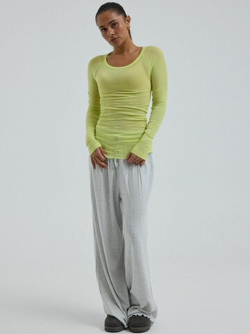 Haut ' Cotton ' Seamless Basic en jaune
