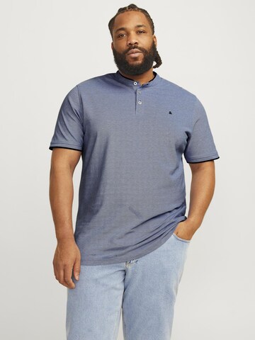 Jack & Jones Plus Shirt in Blue: front
