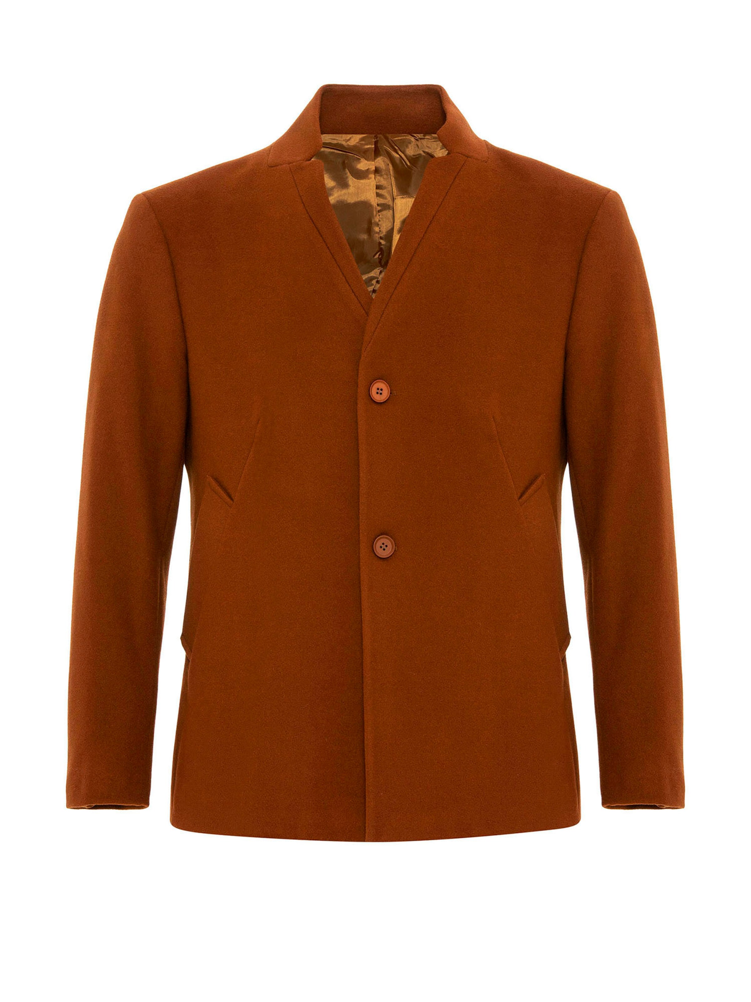 Antioch Übergangsmantel in Braun: Vorderseite