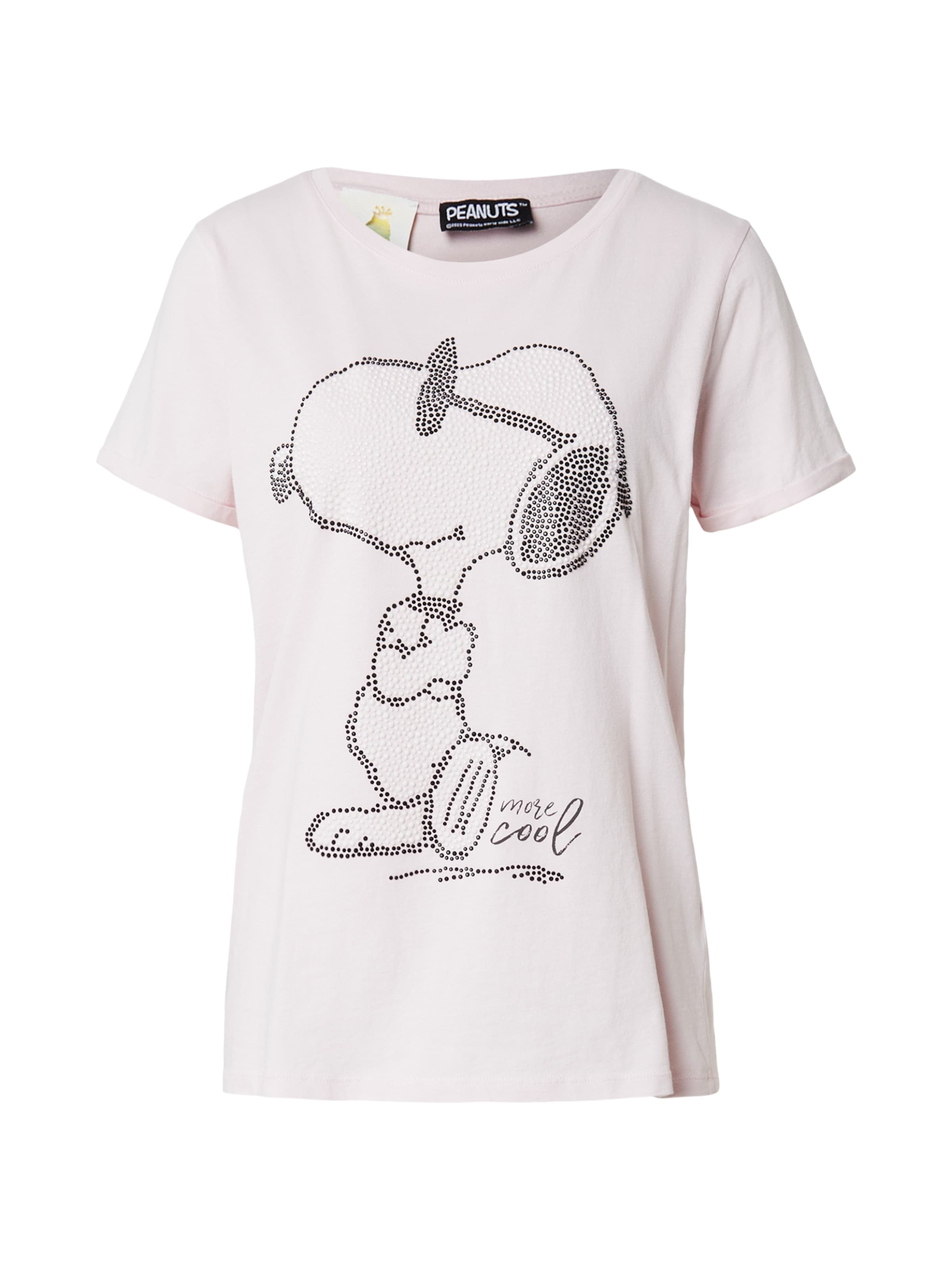 PRINCESS GOES HOLLYWOOD T-shirt 'SNOOPY More Cool' i rosa: framsida